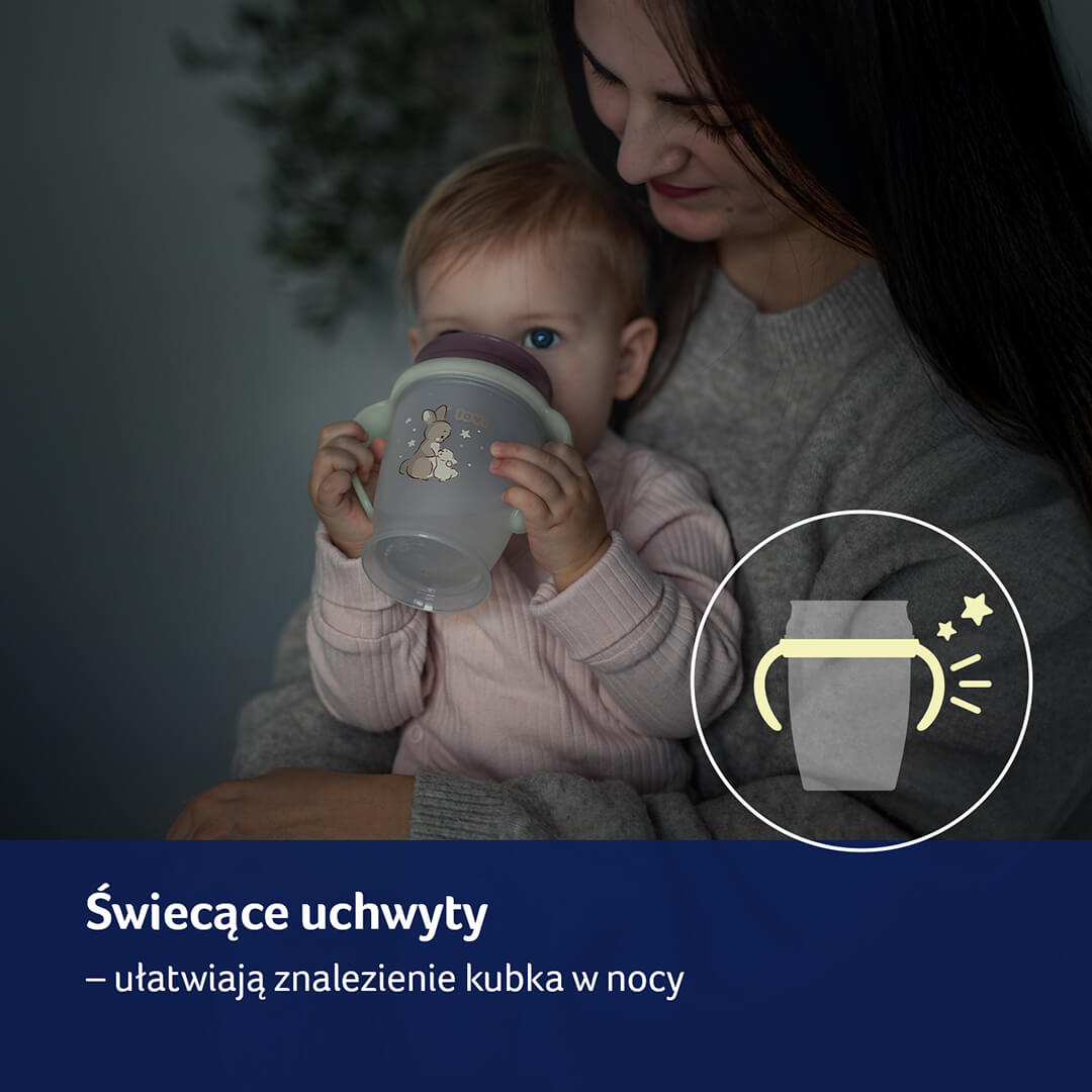 Kubek Lovi 360 stopni z świecącymi uchwytami 